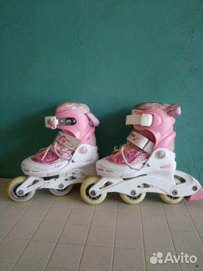 Роликовые коньки детские раздвижные