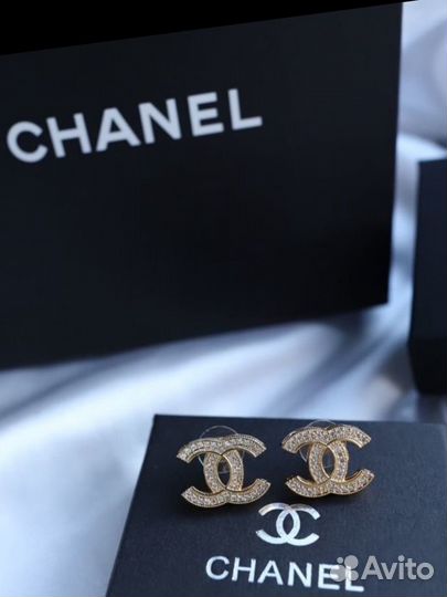 Серьги Chanel эксклюзив