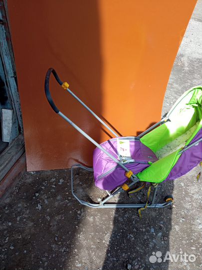 Детские санки коляска