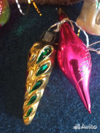 Елочные игрушки шары СССР