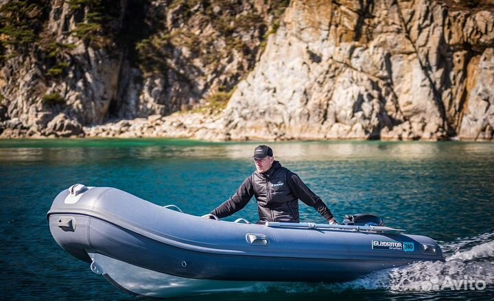 Лодка gladiator RIB380AL tobolsk