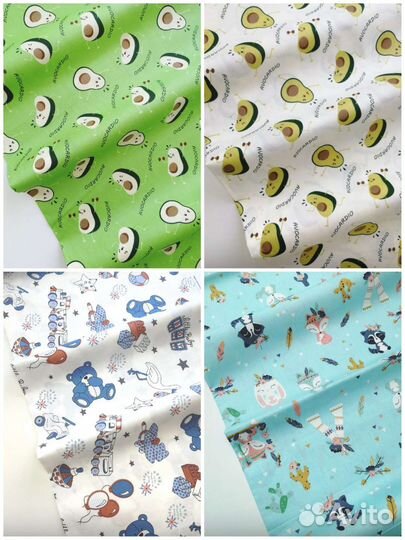 Простыни на резинке 120на60 см