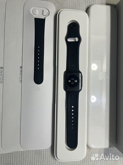 Apple watch 38mm S Gry Al Blk Sport