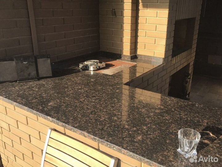 Столешница для барбекю из гранита