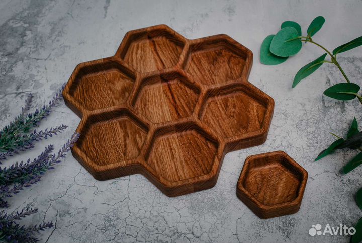 Менажницы из дуба (ясеня)