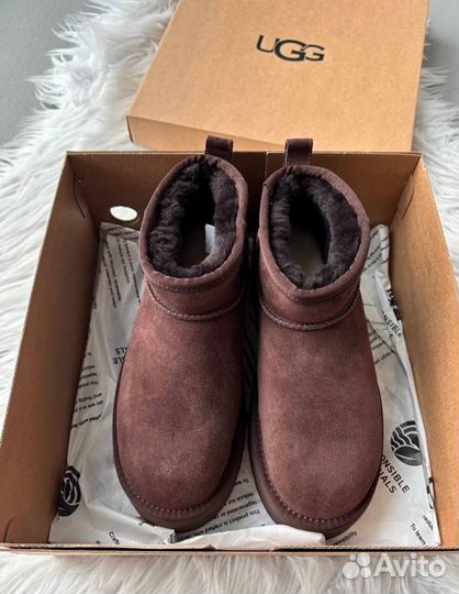 Ugg Ultra Mini Platform Chocolate оригинал