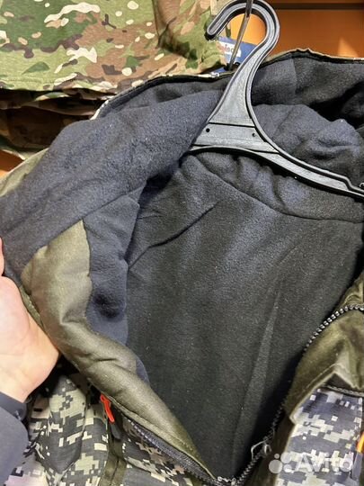 Зимний костюм горка на флисе с комбенизоном