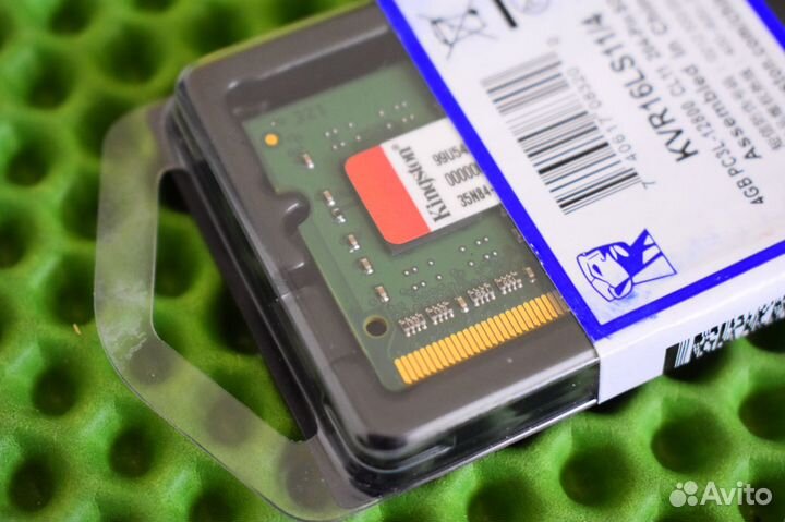 Память KingSton DDR3 L 1600 MHz 4 GB sodimm новая