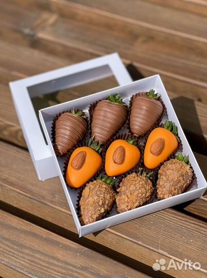 Букеты из клубники в шоколаде к празднику