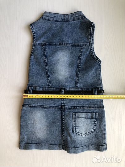 Детская одежда для девочек, сарафан(платье)