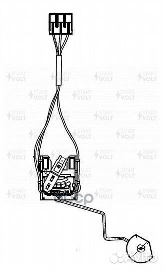 Датчик KIA RIO 00- 1.5I уровня топлива vsfs1408