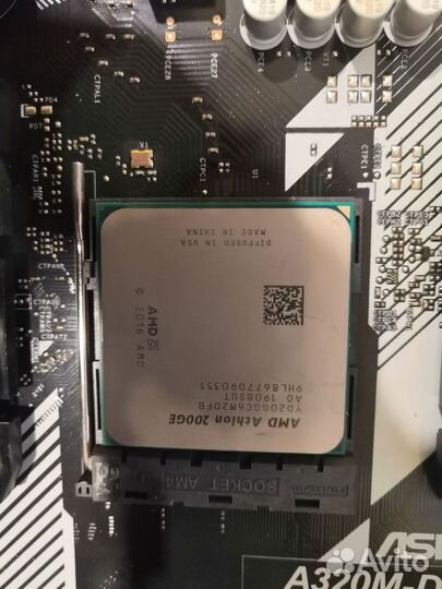 ASRock a320m-dvs и процессор Athlon 200GE