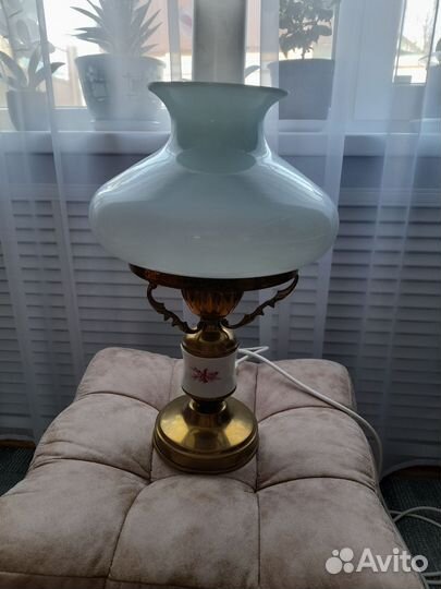 Настольная лампа под керосинку СССР