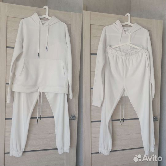 Костюм белый спортивный/кэжл