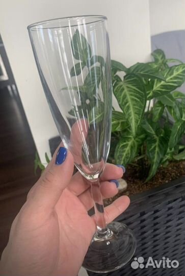 Набор бокалов икеа для шампанского, 210 мл, 6 шт