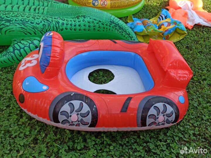 Надувной жилет intex круг катер