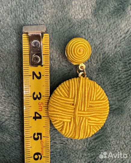 Новые серьги Mango желтый