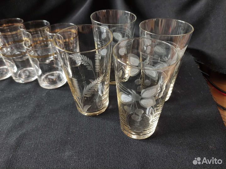 Рюмки стеклянные советские