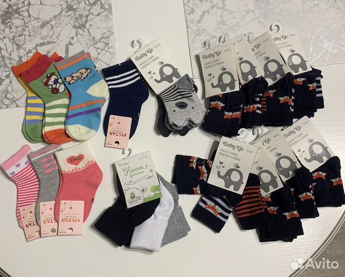 Детские новые носки на мальчика на девочку