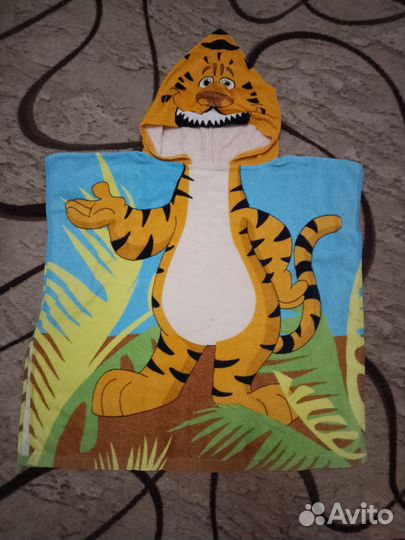 Полотенце пончо детское