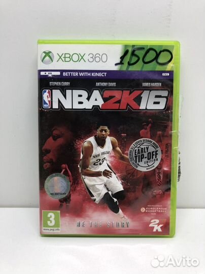 Диск NBA 2k16 для Xbox 360