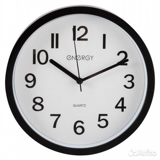 Часы настенные energy ес-139 D220мм пластик