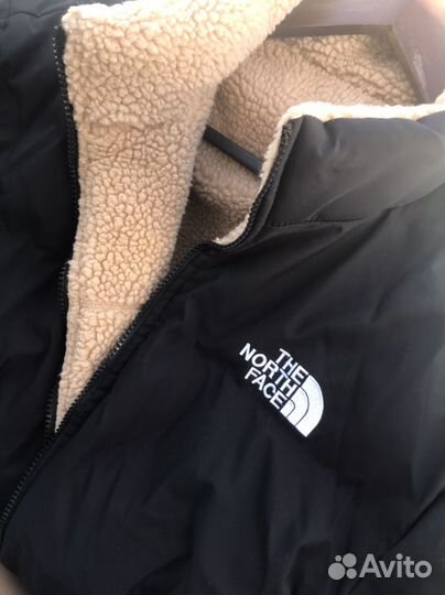 Куртка the north face барашек мужская L