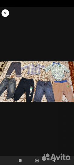 Детские вещи пакетом для мальчика от 62