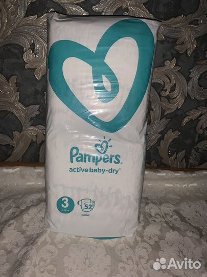 Подгузники Pampers 3