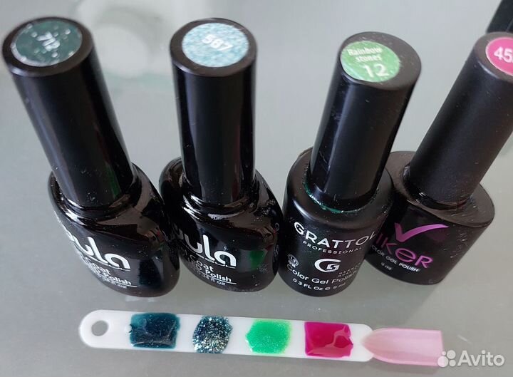 Лот, базы,гель лаки