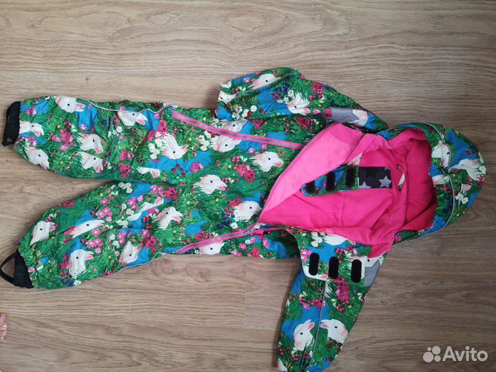 Molo зайцы 98 комбинезон