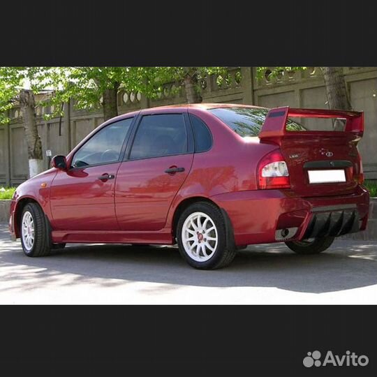 Бампер задний тунинг ваз 1118 /Лада-Калина