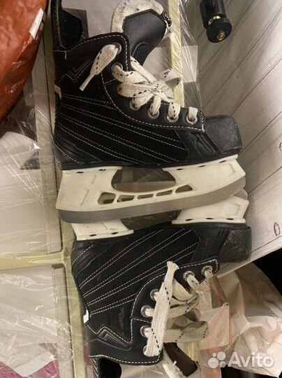 Коньки bauer 29,5 б/у детские
