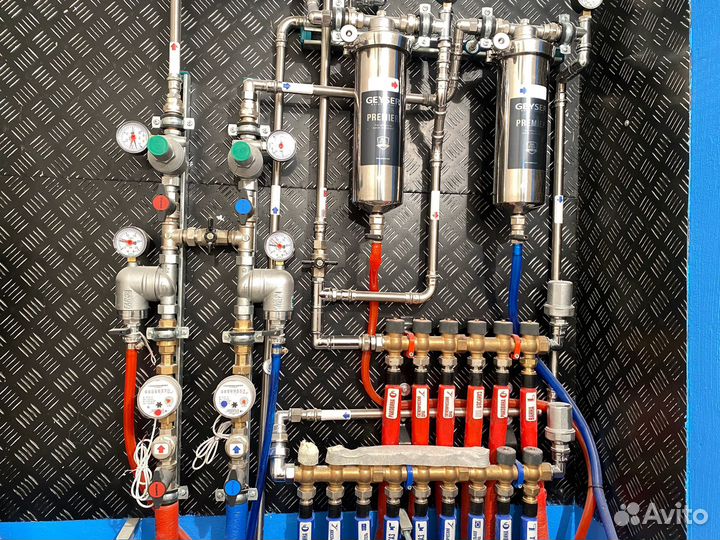 Монтаж водоснабжения отопления / Разводка труб