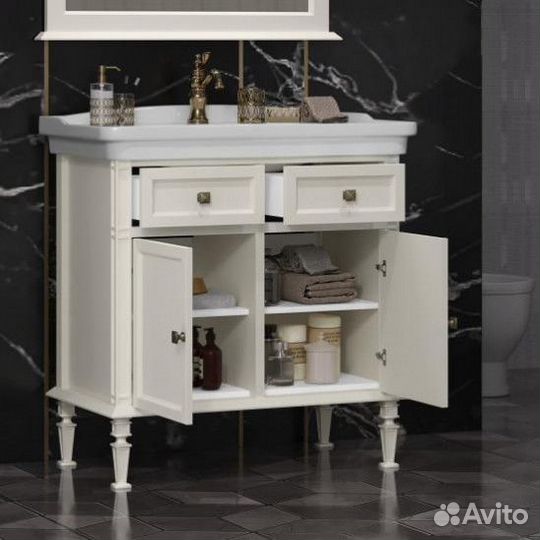 Мебель для ванной Опадирис Кантара 85 слоновая кость