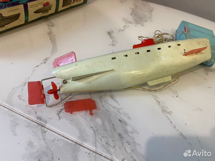 Игрушка «Подводная лодка» СССР, Комплект