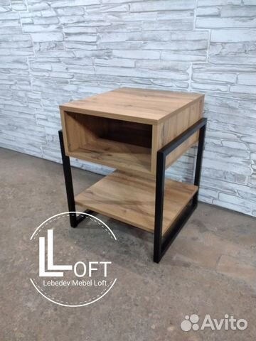 Тумба прикроватная лофт