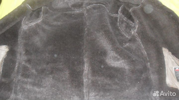 Дубленка искусственная мужская б/у