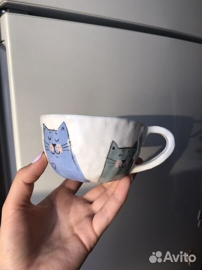 Кружка ручной работы котовская керамика