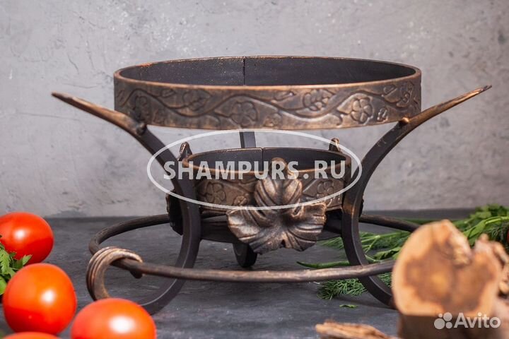 Марокканский тажин Алый закат на подставке Кебаб