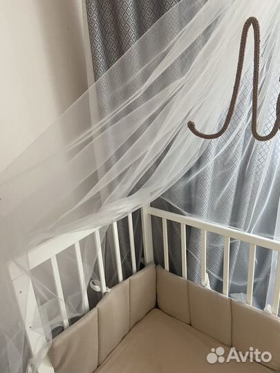 Балдахин на кроватку и держатель для балдахина