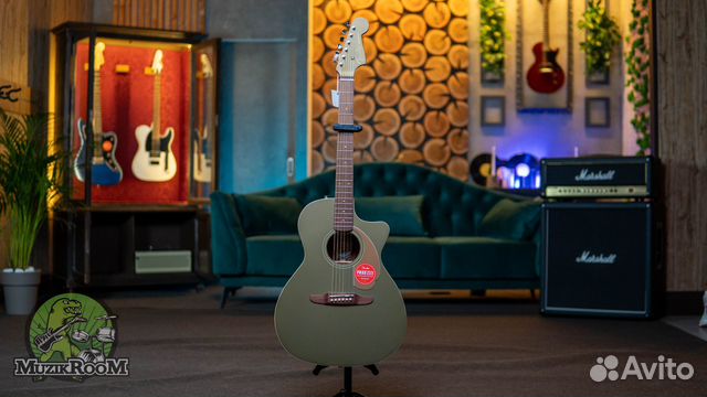 Fender Newporter Player Olive Satin