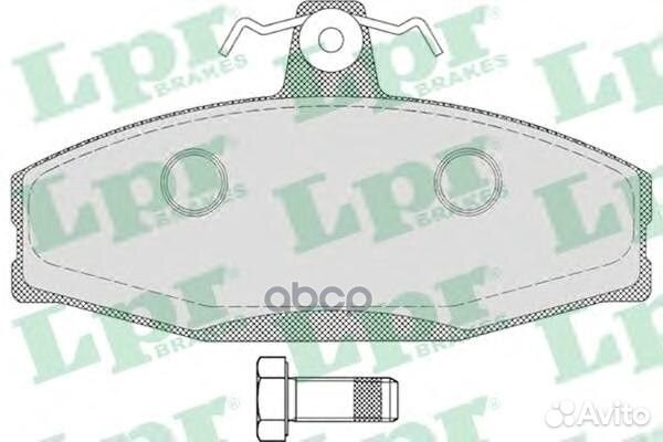 05P651 Колодки тормозные skoda felicia 94-01 пе