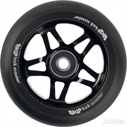 Колесо skip WHL19 100x24mm черный Soc872