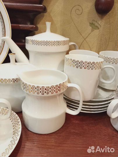 Посуда сервизы Польша, Чехословакия, винтаж