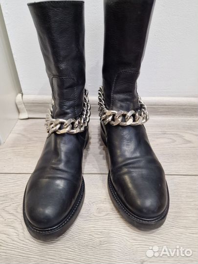 Полусапоги натуральная кожа