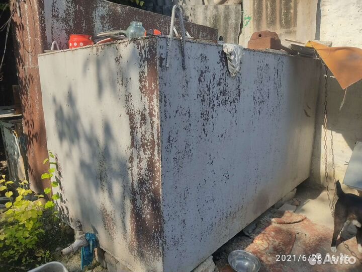 Ёмкость для воды металл 4мм- 2,56 куба