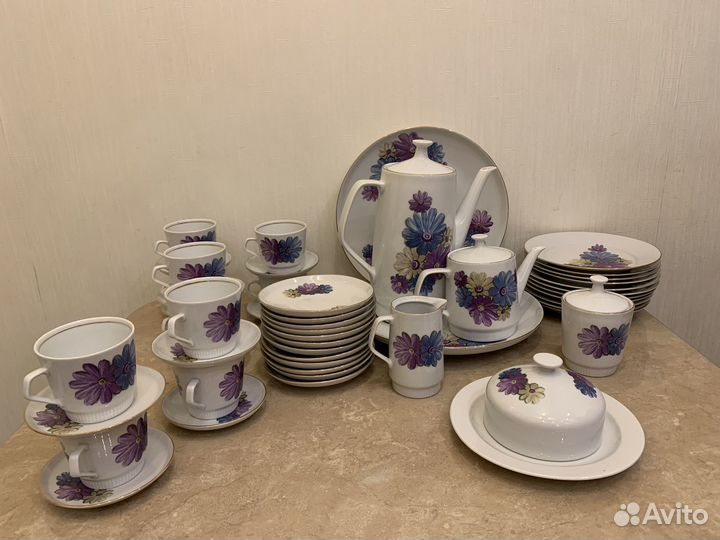 Чайный сервиз Кольдиц (Colditz) гдр