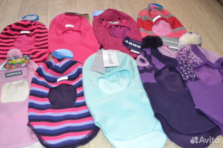 Новые шапки шлемы для девочки lassie,huppa,kerry