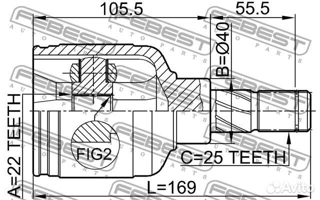 Шрус внутренний